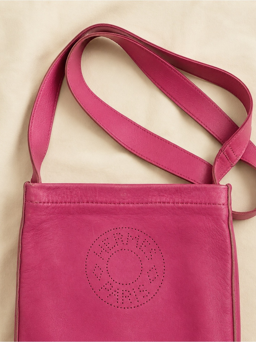 Hermes Milo Clou de Selle Pink Fuchsia Lambskin Crossbody Bag COA - Picture 3 of 16